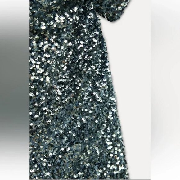 ZARA SEQUIN MINI DRESS - Picture 10 of 10
